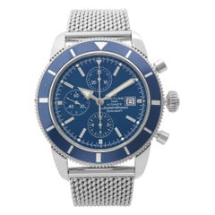Breitling Superocean Heritage Chronograph Steel Blue Dial Mens Watch A13320