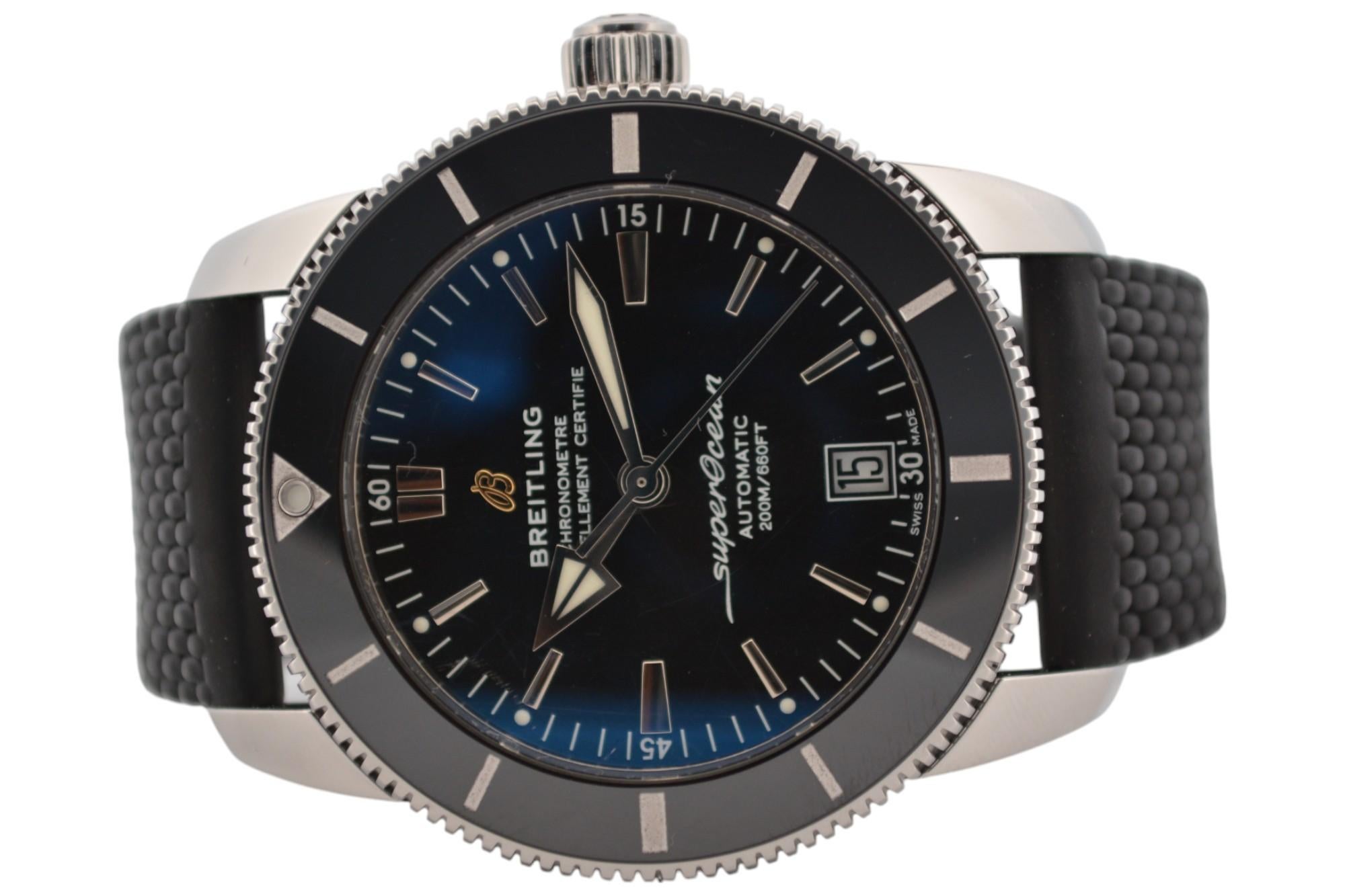 Men's Breitling Superocean Heritage II 42 Steel Full Set 2020 Ref: AB2010121B1S1