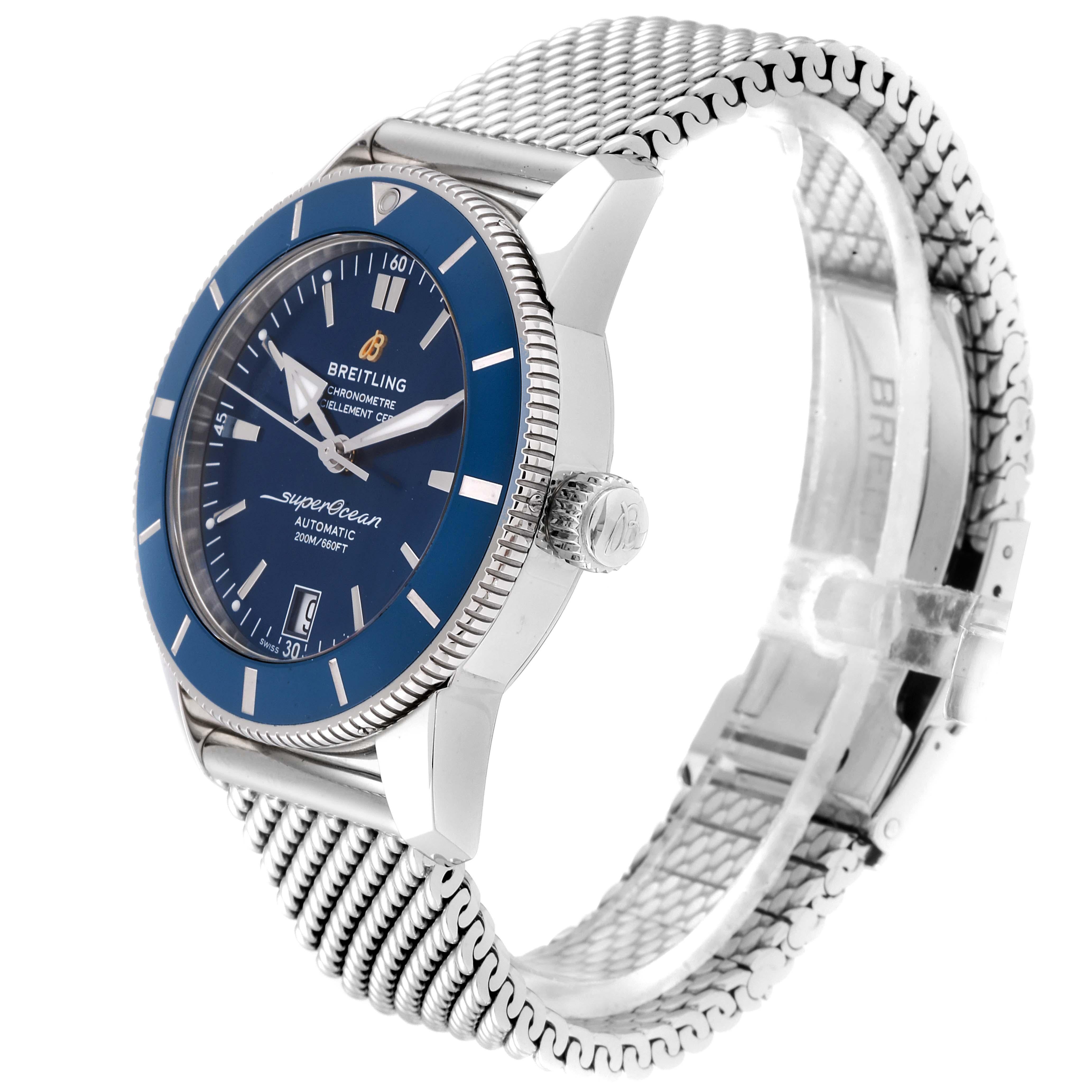 Ab2010 Breitling Superocean Heritage II 42 Steel Men's Watch AB2010 Box Papers ...