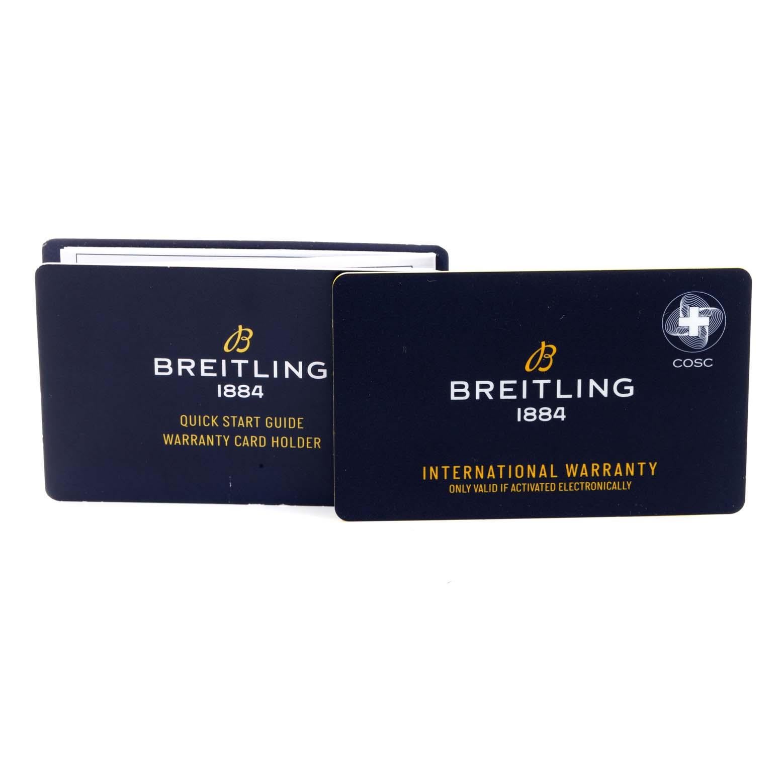 Breitling Superocean Heritage II 42 Steel Rose Gold Mens Watch UB2010 Card 3