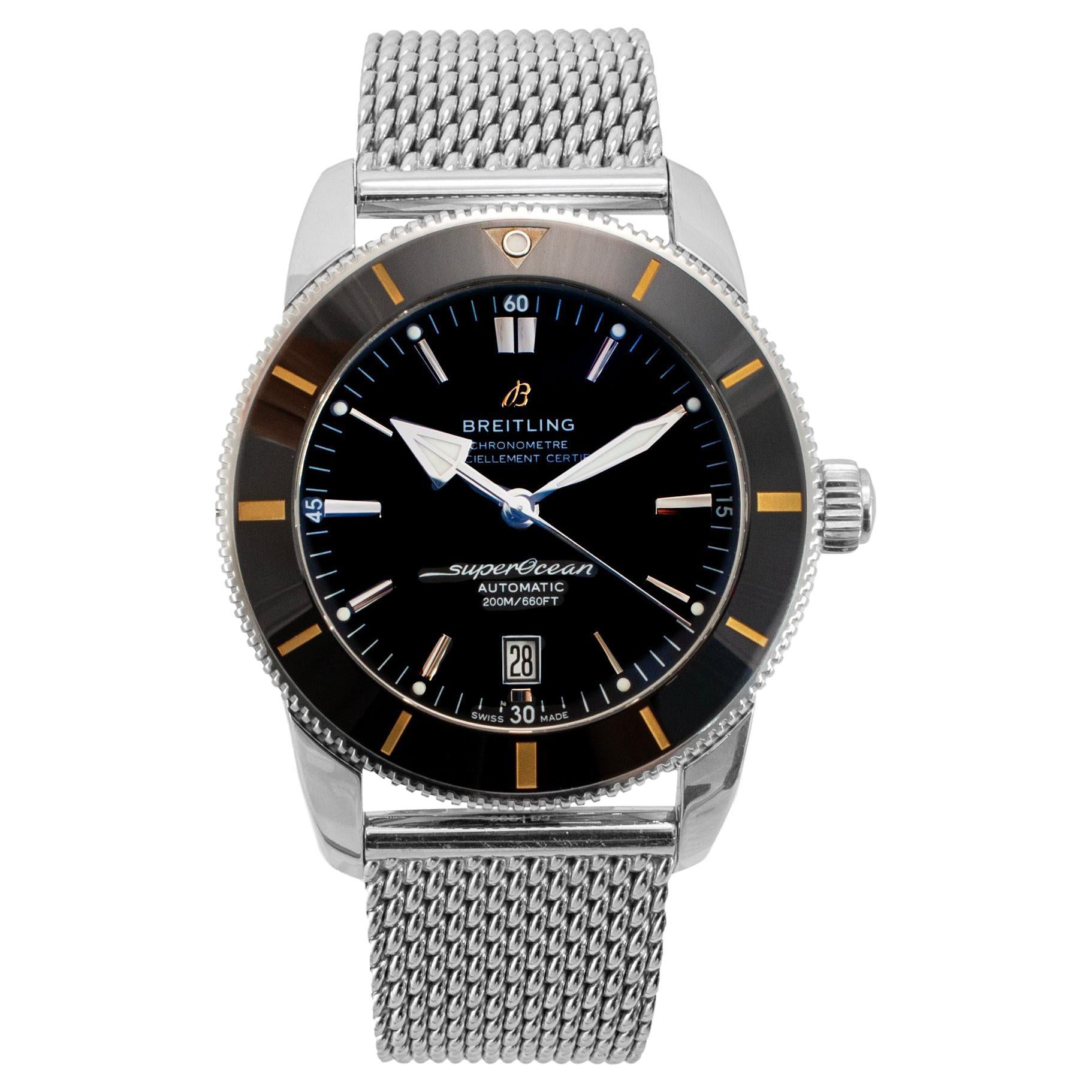 Breitling Superocean Heritage II 46MM AB2020 Ceramic Black Automatic Steel Watch