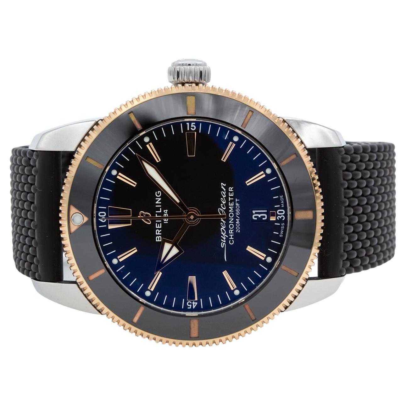 Breitling SuperOcean Heritage II B20 44mm UB2030 Edelstahl 
Rose Gold im Angebot