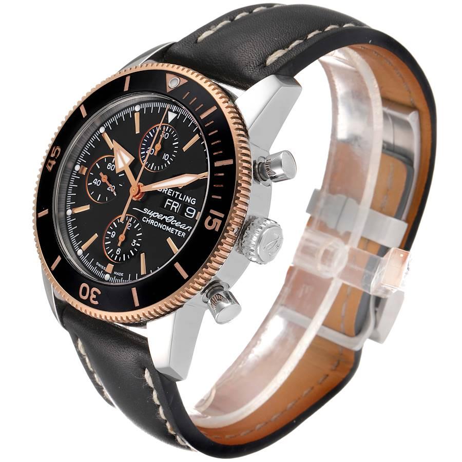 Herrenuhr Superocean Heritage II aus Stahl und Roségold U13313 mit Karton 1