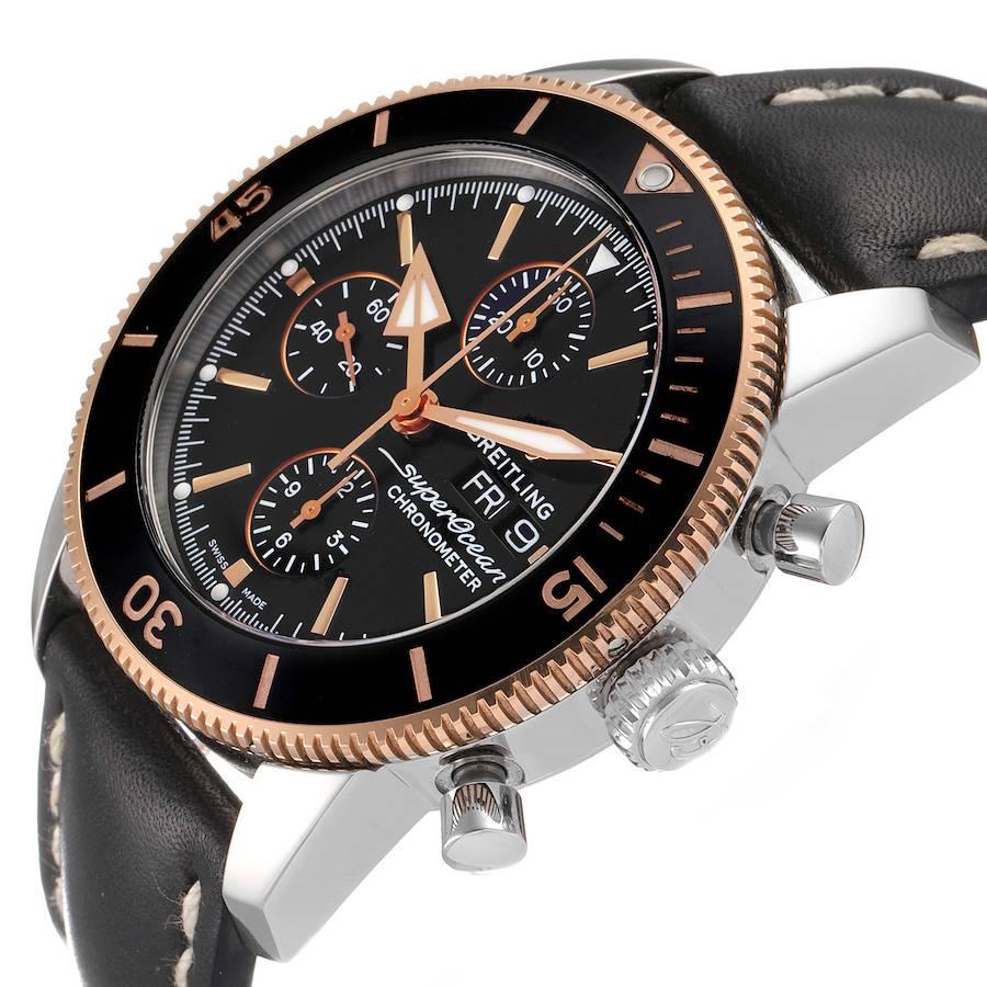 Herrenuhr Superocean Heritage II aus Stahl und Roségold U13313 mit Karton 2