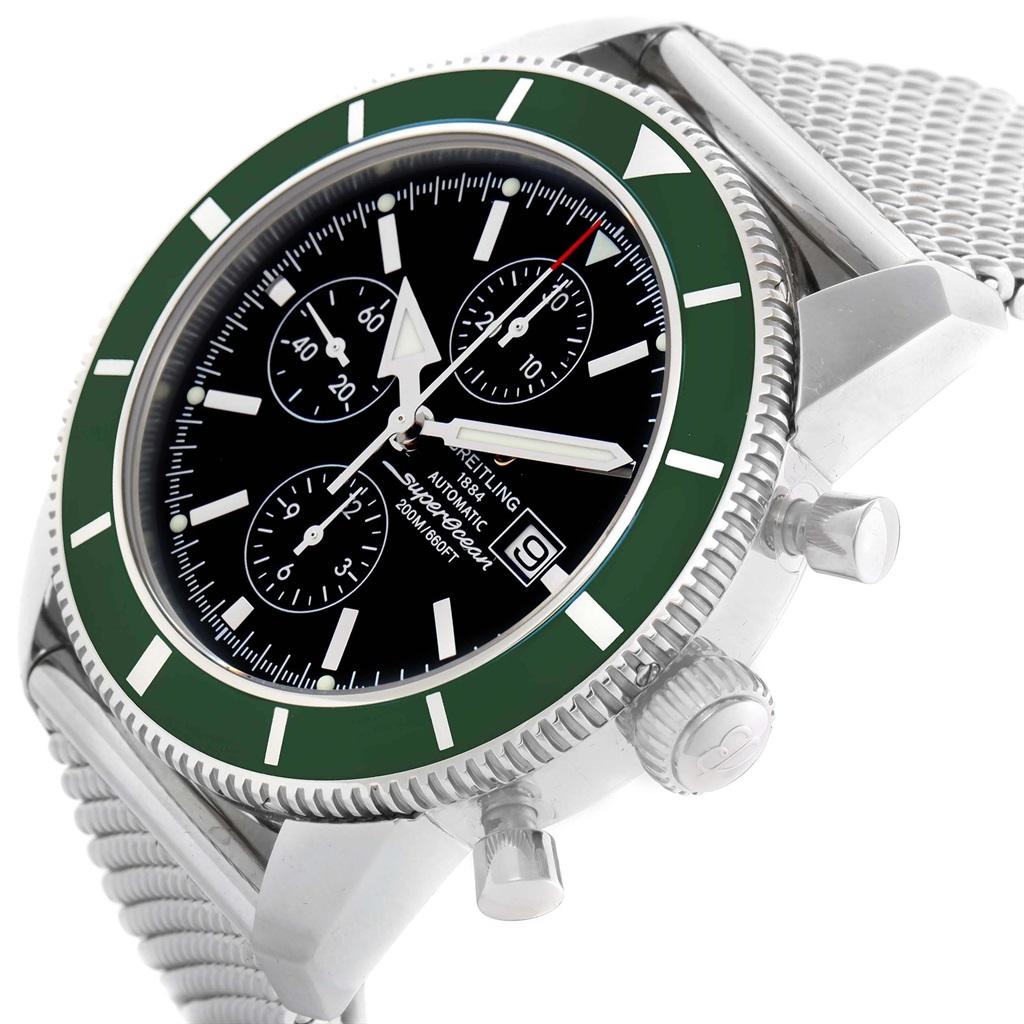 Breitling Superocean Heritage Limitierte Auflage Grüne Lünette-Uhr A13320 im Angebot 3