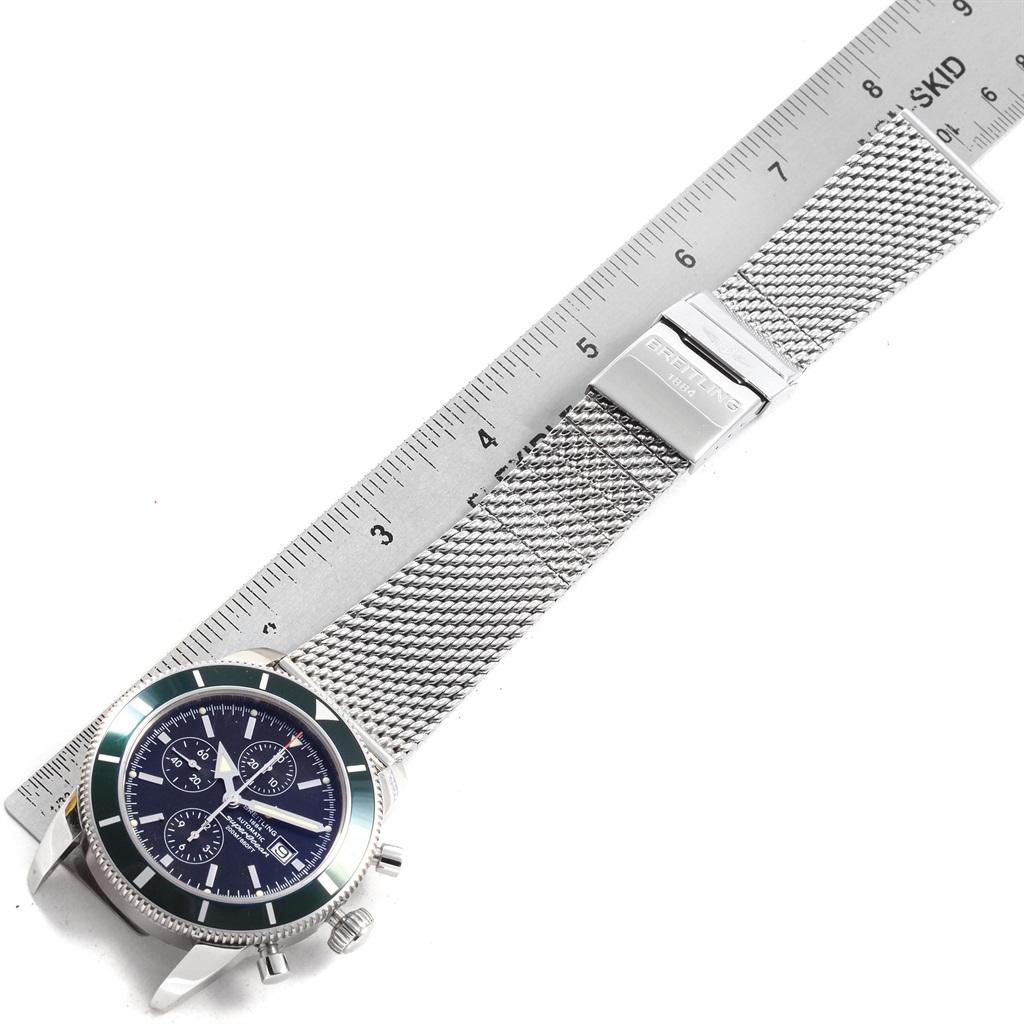 Breitling Superocean Heritage Limitierte Auflage Grüne Lünette-Uhr A13320 im Angebot 5