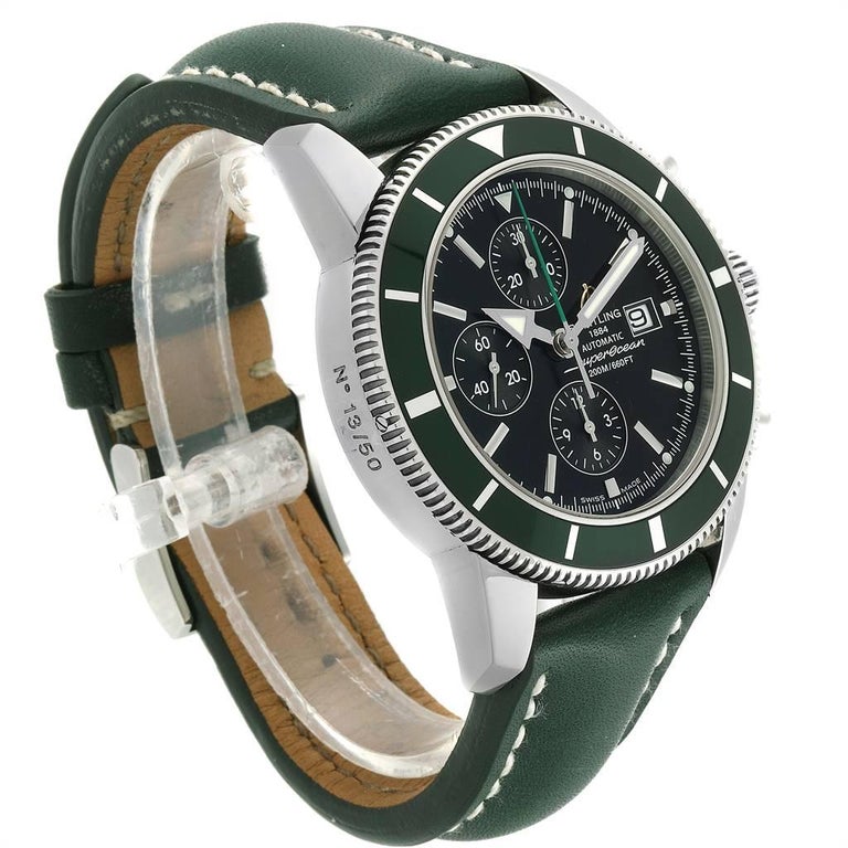Breitling SuperOcean Heritage Limited Edition Green Bezel Watch A13320