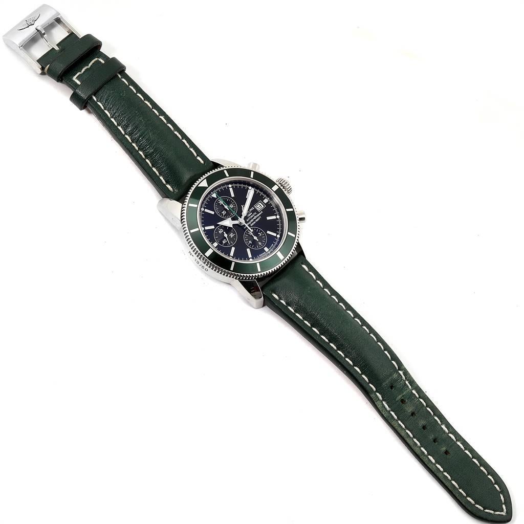 Breitling SuperOcean Heritage Limited Edition Green Bezel Watch A13320 2