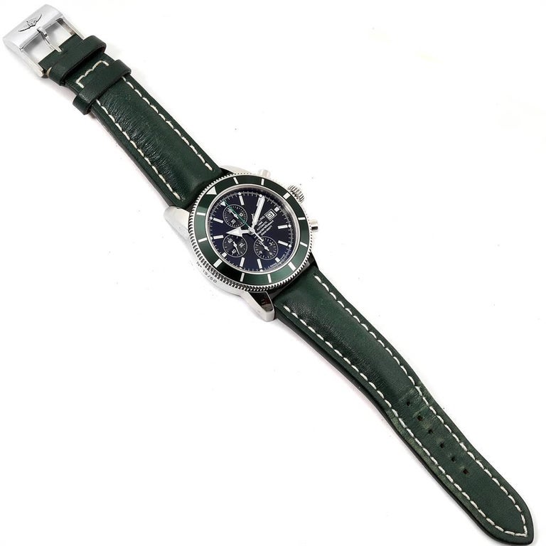 Breitling SuperOcean Heritage Limited Edition Green Bezel Watch A13320