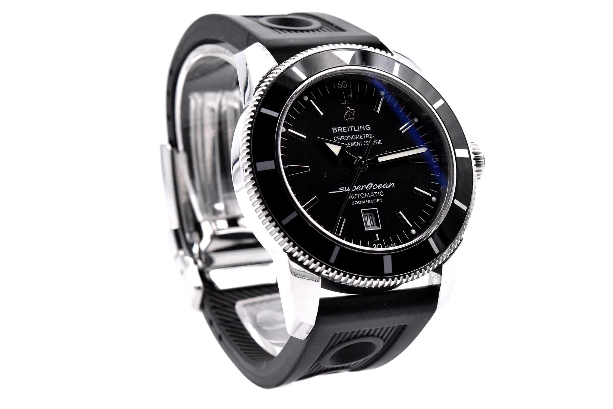 Women's or Men's Breitling Superocean Heritage Stainless Steel Watch Ref. A17320