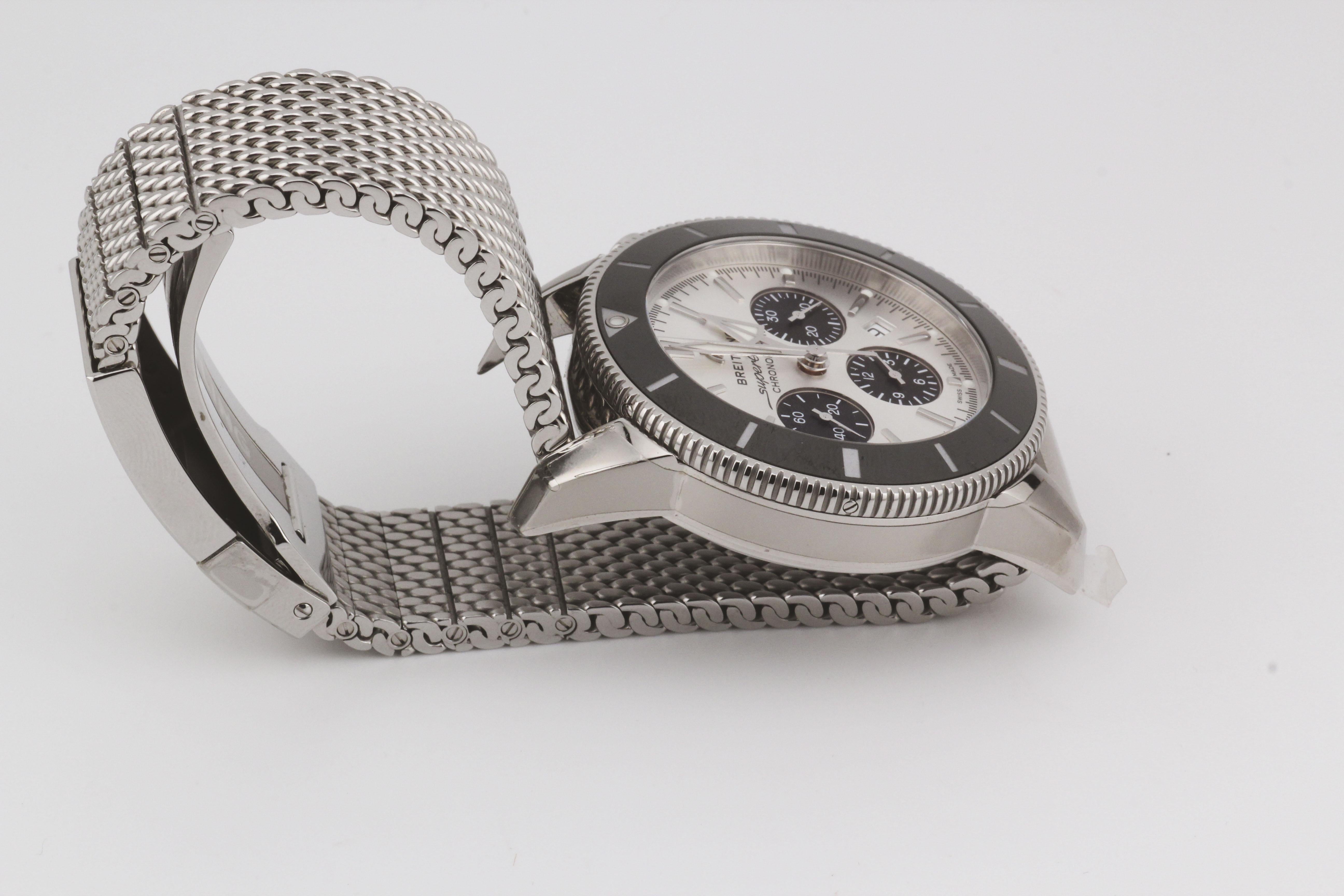 Breitling Superocean Heritage Steel Automatic Chronograph Watch 44mm AB0162 1