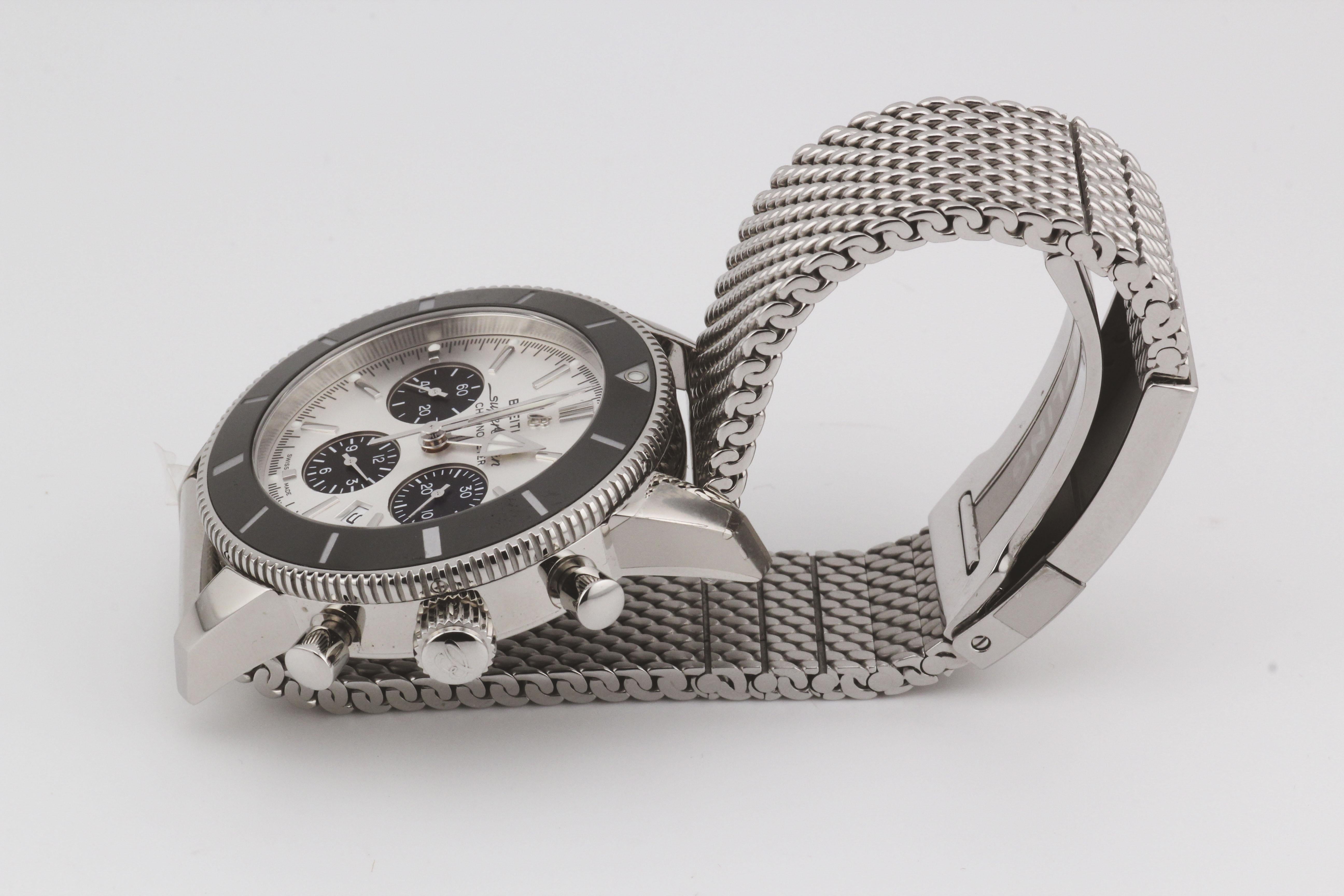 Breitling Superocean Heritage Steel Automatic Chronograph Watch 44mm AB0162 2