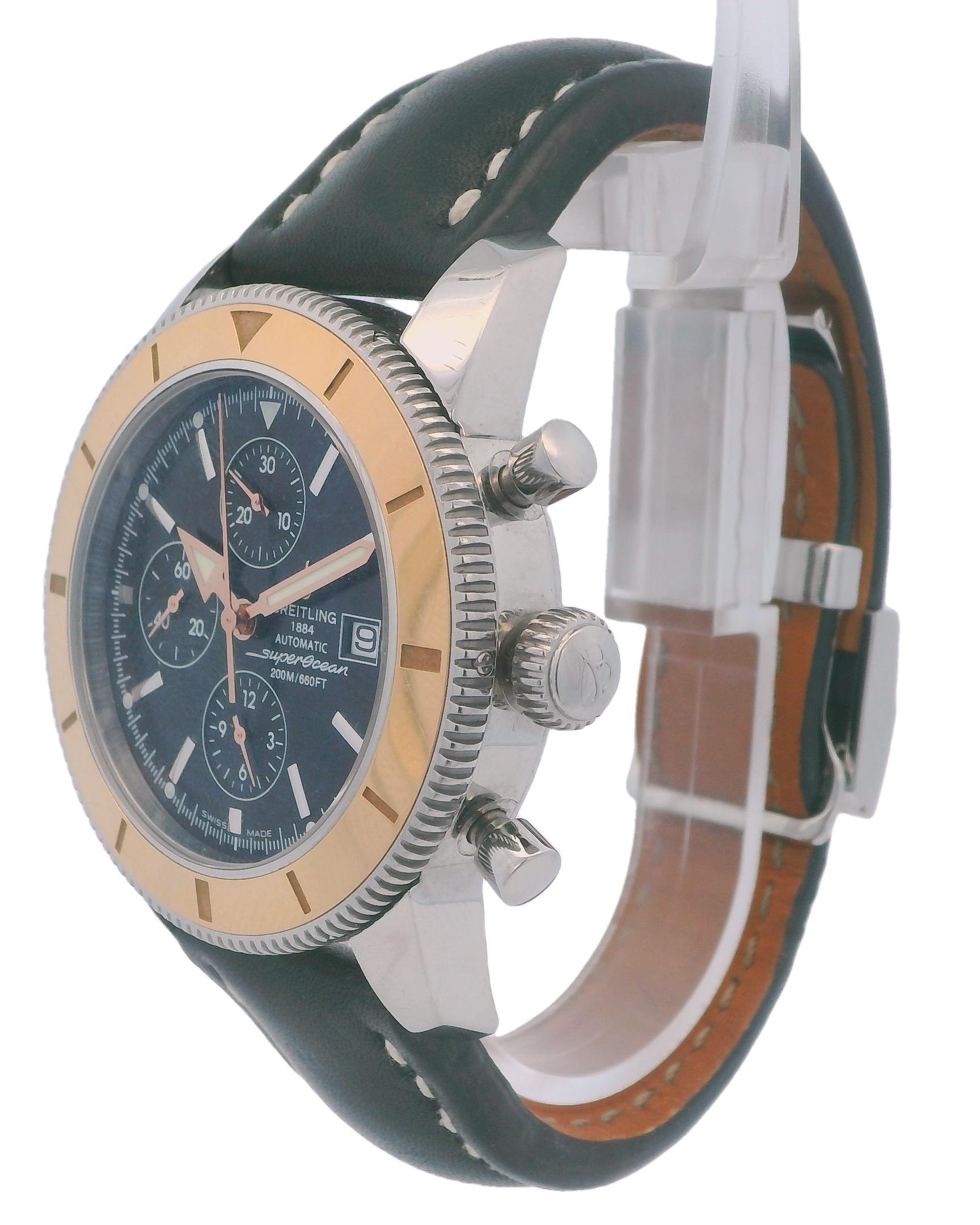 Breitling Superocean Heritage U13320 Chronograph Watch In Excellent Condition In Great Neck Plaza, NY