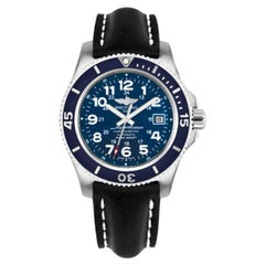 Breitling Superocean II, Leather Strap, Deployant Men's Watch