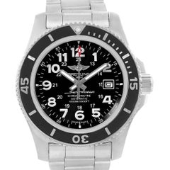 Breitling Superocean II 44 Black Dial Steel Men's Watch A17392