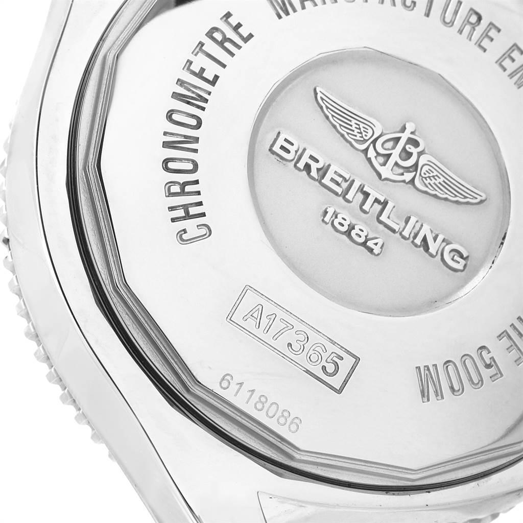 Breitling Superocean II Blue Dial Steel Men's Watch A17365 For Sale 4