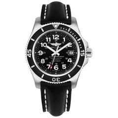 Breitling Superocean II, Leather Strap, Deployant Men's Watch