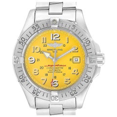 Breitling Superocean Steelfish Yellow Dial Steel Men’s Watch A17360