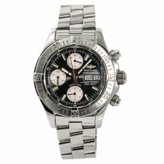 Breitling Superocean2961, Silver Dial Certified Authentic