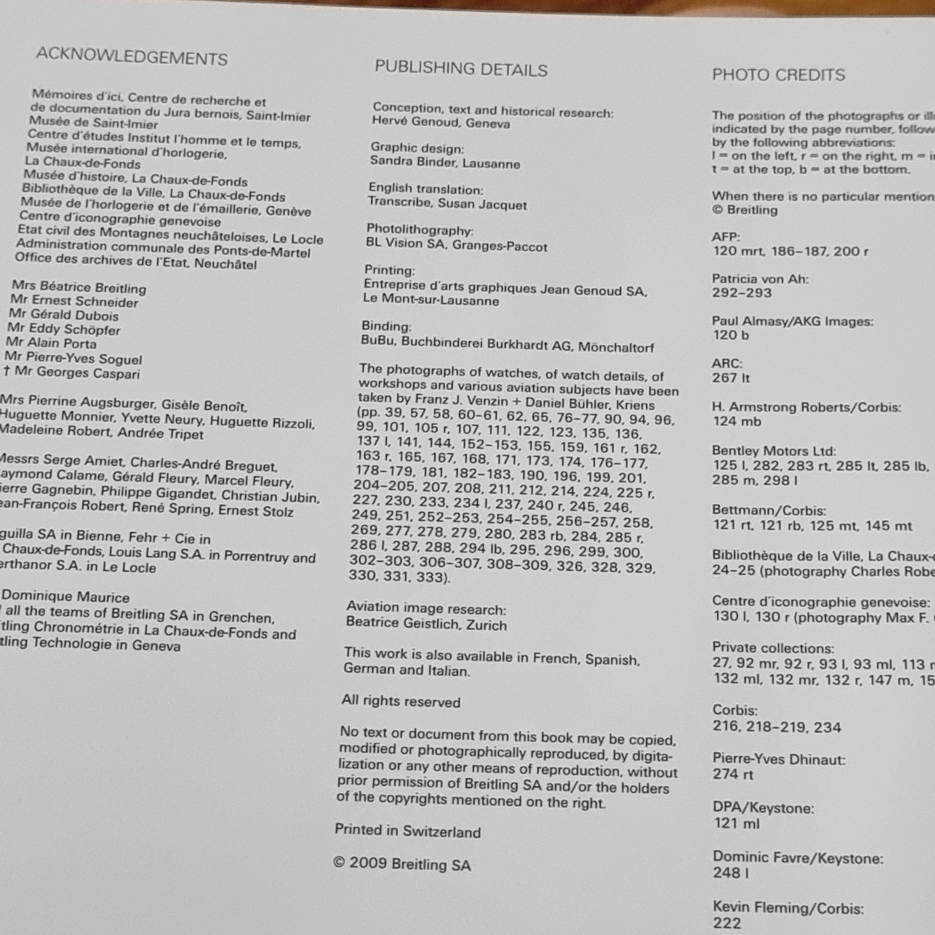 Breitling – Das Buch, Hardcover, englische Ausgabe, 2009. 336 Seiten im Angebot 2