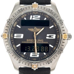 Breitling Titanium 18k Chronometer Aerospace Wristwatch
