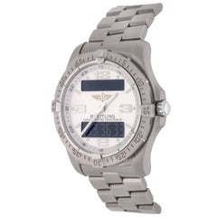Used Breitling Titanium Aerospace Avantage GMT Quartz Wristwatch