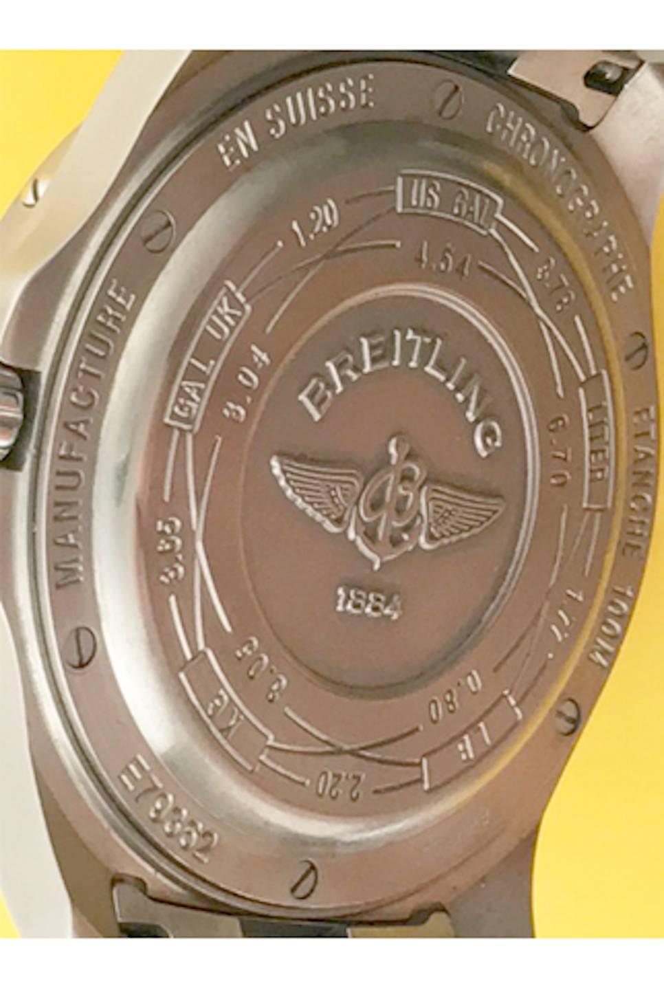 Contemporary Breitling Titanium Aerospace Avantage Quartz Wristwatch