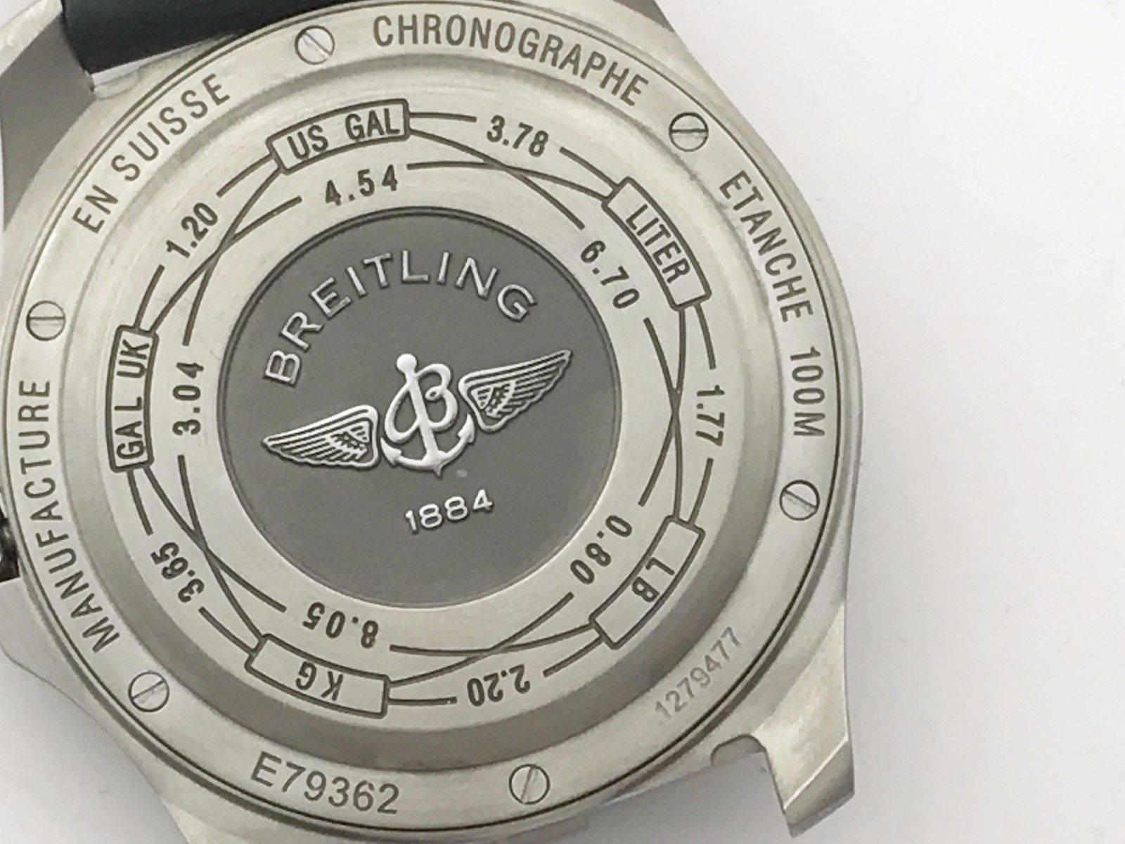 Contemporary Breitling Titanium Aerospace Evo Chronograph GMT Quartz Wristwatch