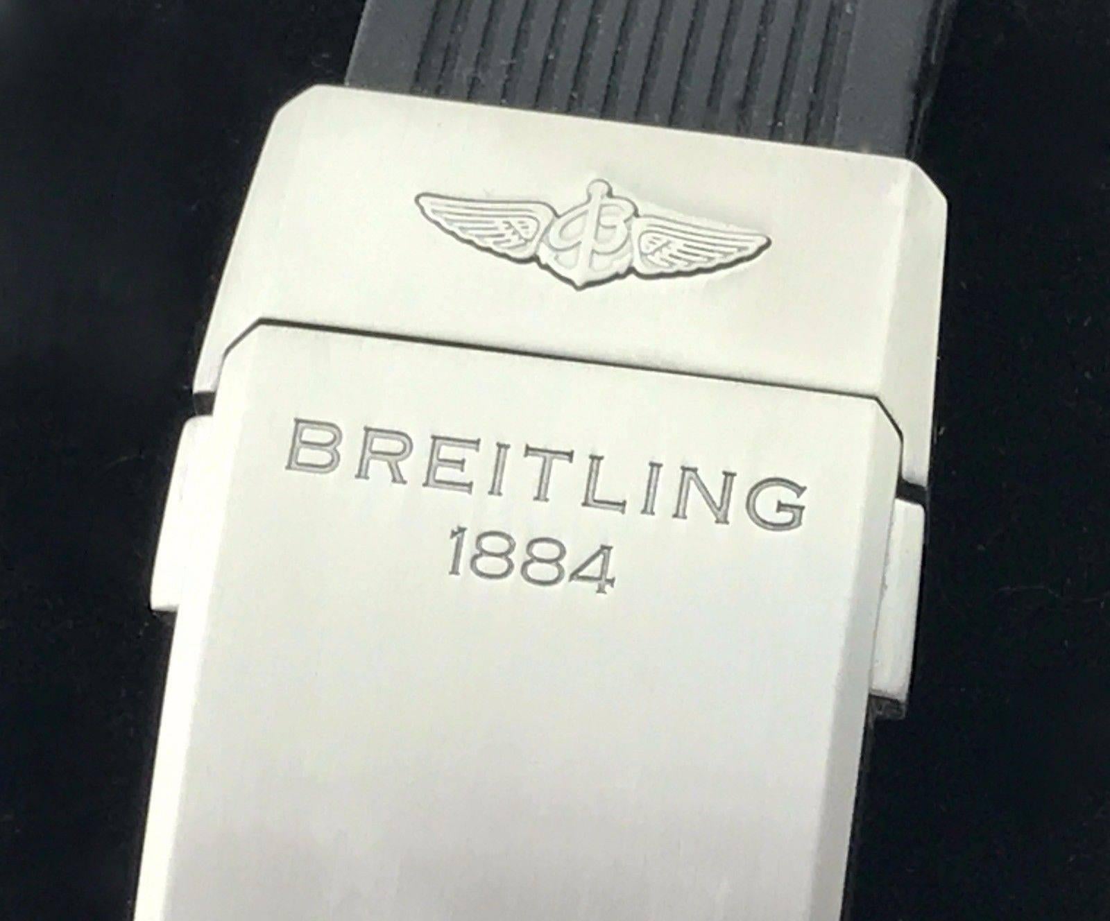 Breitling Titanium Aerospace Evo Chronograph GMT Quartz Wristwatch In Excellent Condition In Dallas, TX