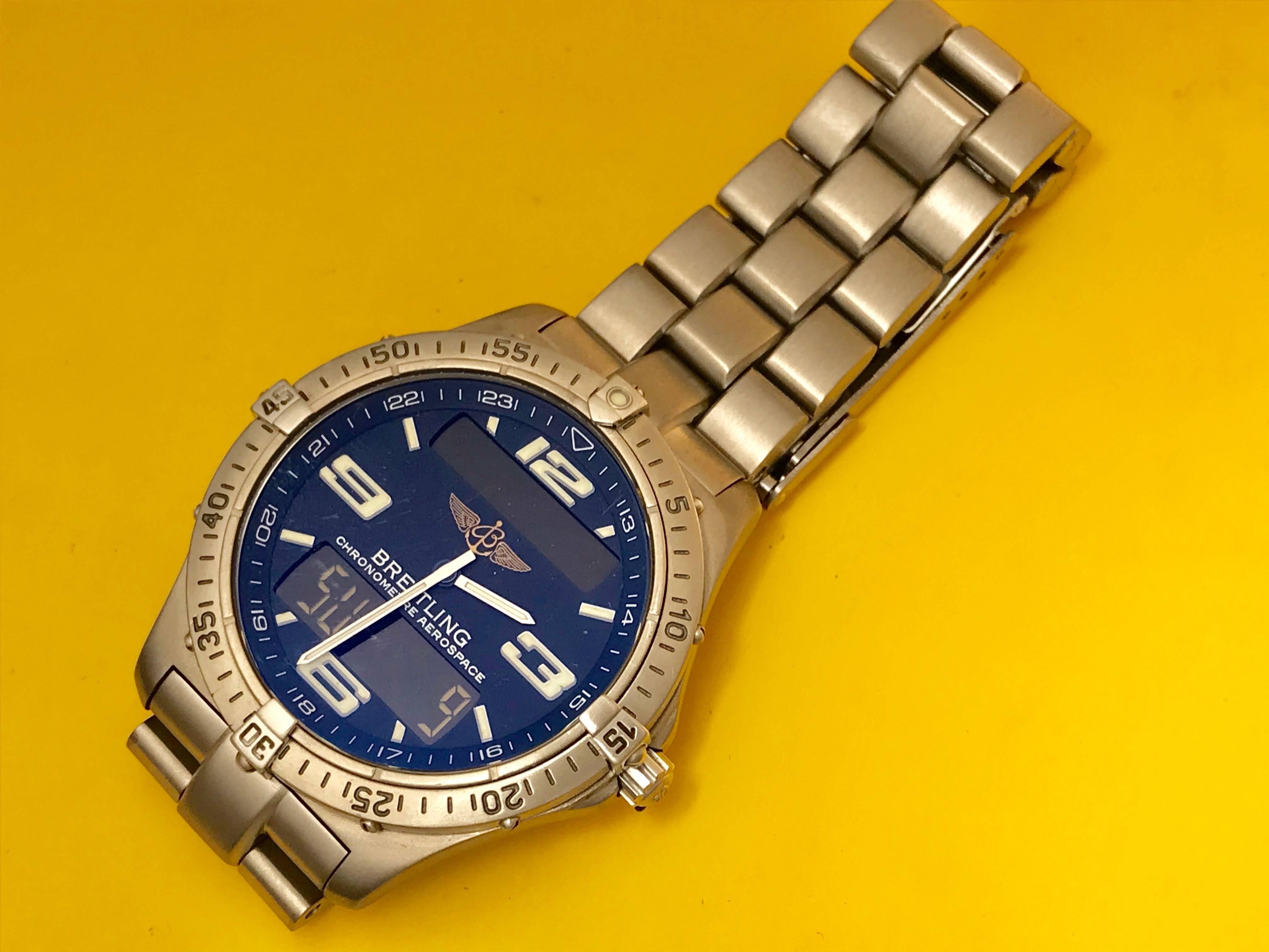 breitling aerospace on wrist