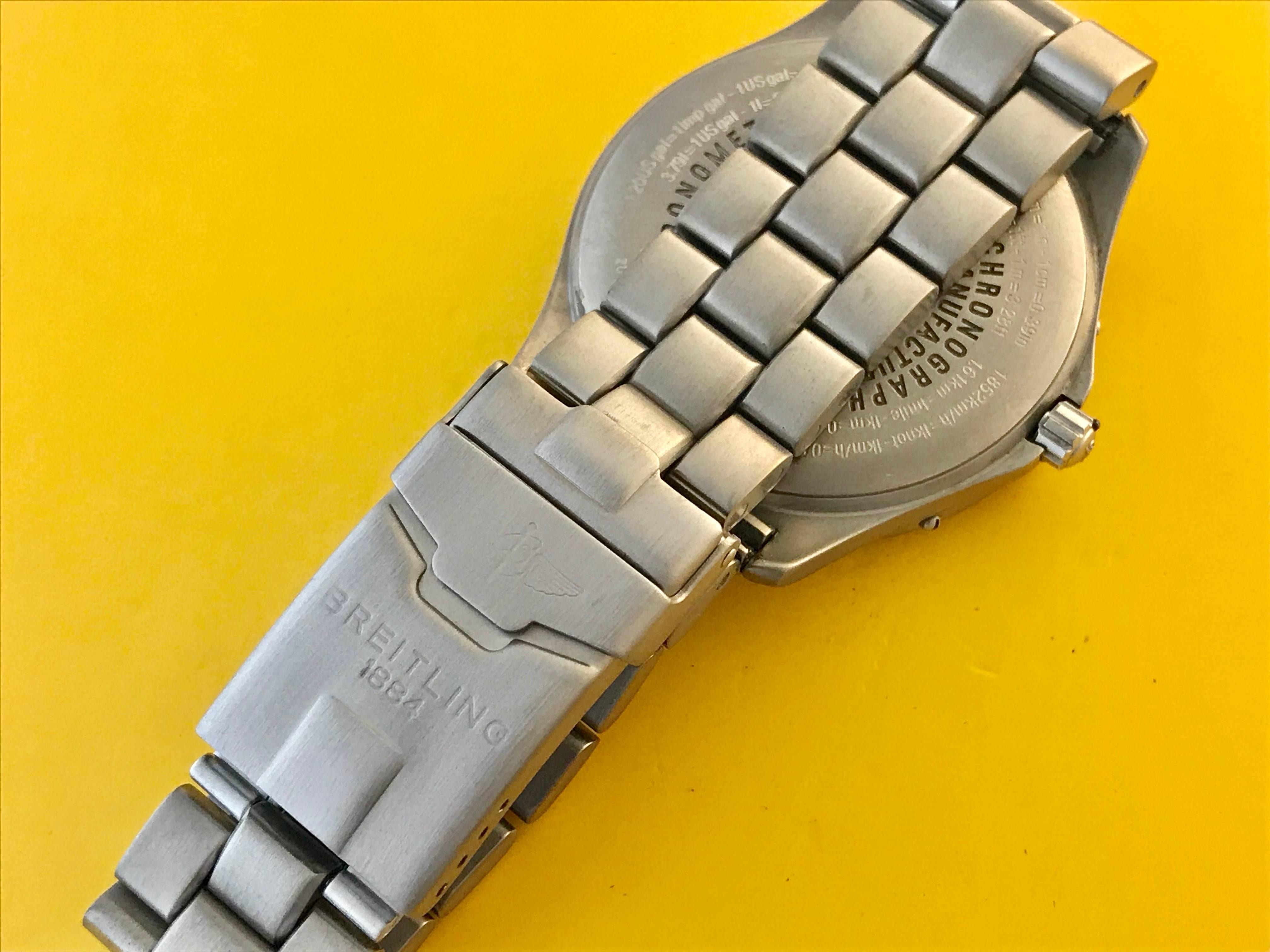 Contemporary Breitling Titanium Aerospace Quartz Wristwatch