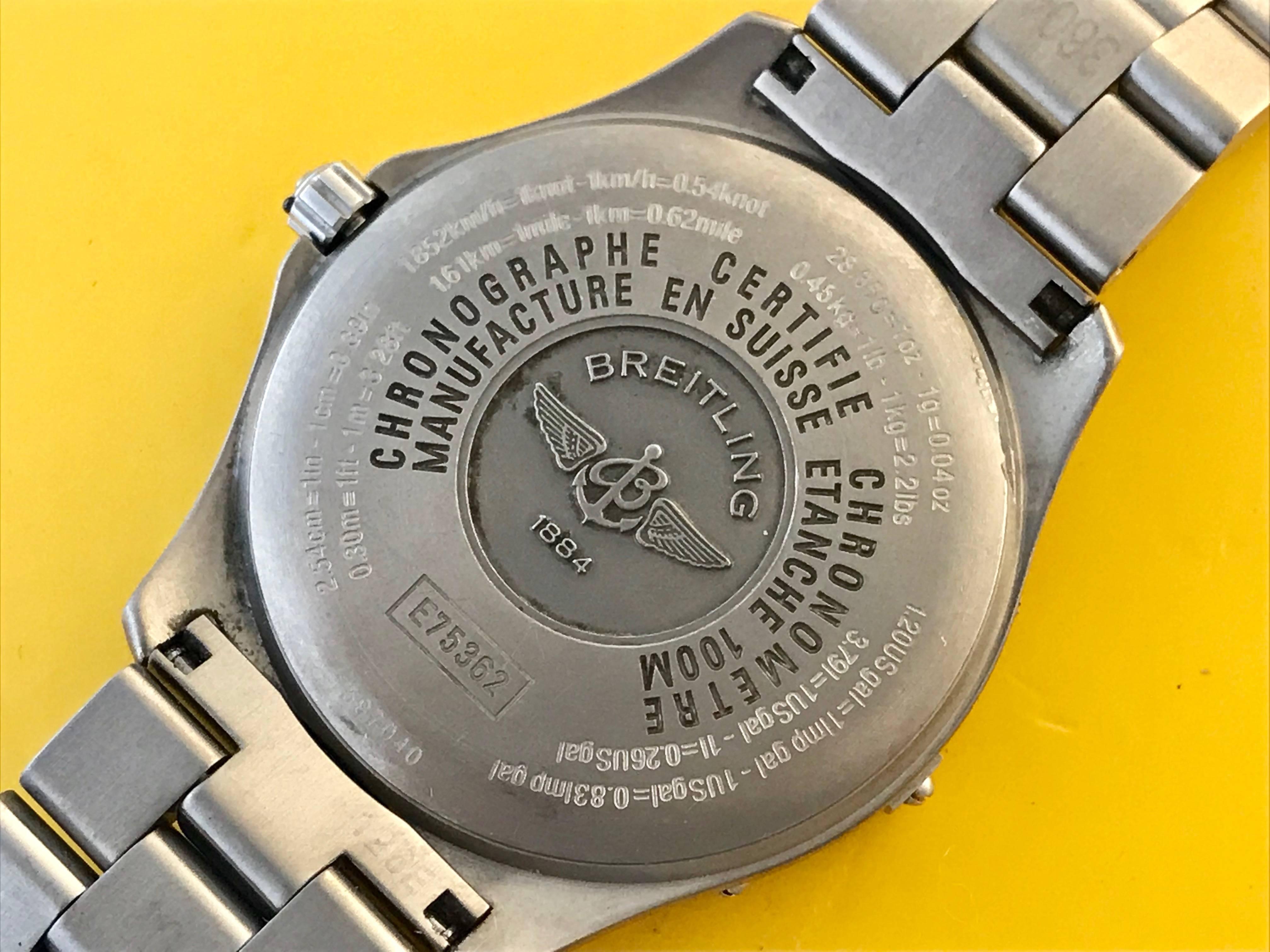 Breitling Titanium Aerospace Quartz Wristwatch 1
