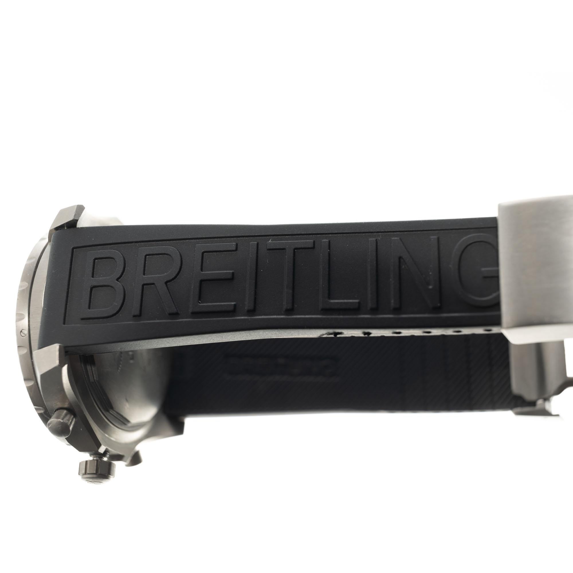 Breitling Titan Automatik- Bugley-Armbanduhr-Chronograph für Damen oder Herren im Angebot