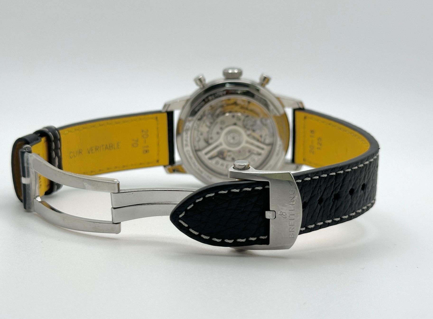 Breitling Top Time B01 Triumph AB0176 Eisblaues Zifferblatt Edelstahl 41mm im Angebot 3