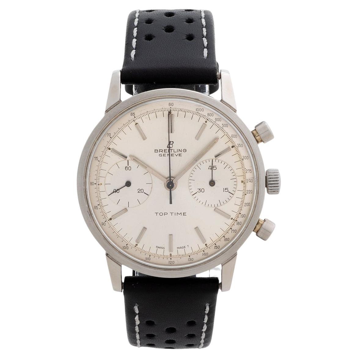 Breitling Top Time Ref 2002, 36mm acier inoxydable, mouvement Venus Cal 188, c1966