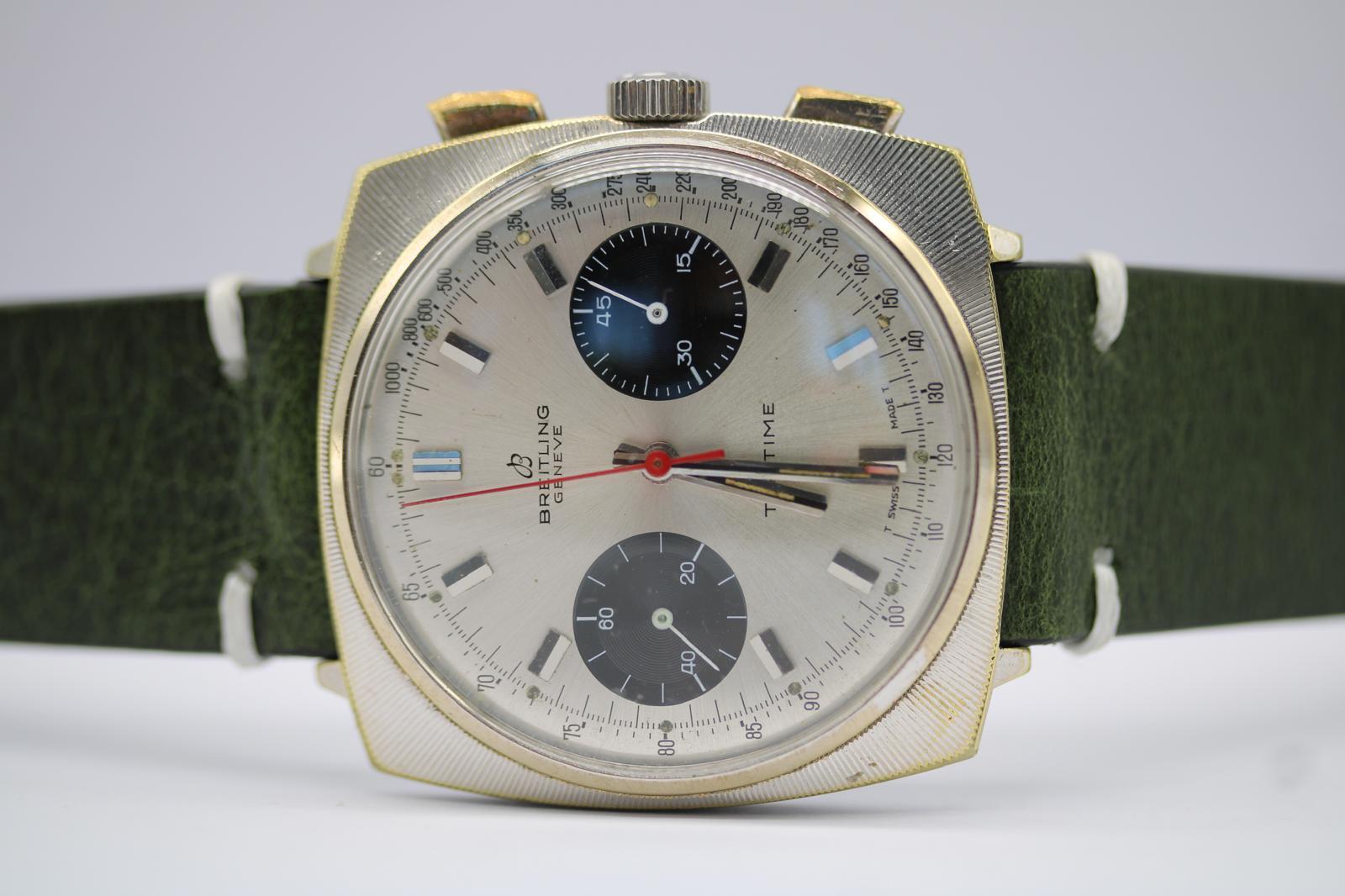 Breitling Top Time Ref. 2006  Silver Dial  37mm Square Case  1967 For Sale 10