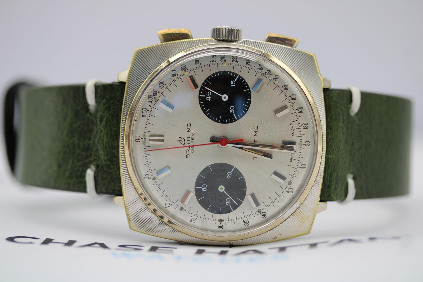 Breitling Top Time Ref. 2006  Silver Dial  37mm Square Case  1967 For Sale 3