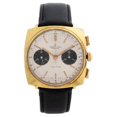 Breitling Top Time Ref 2008 Wristwatch. Gold Plated Steel, Square Dial, c 1969