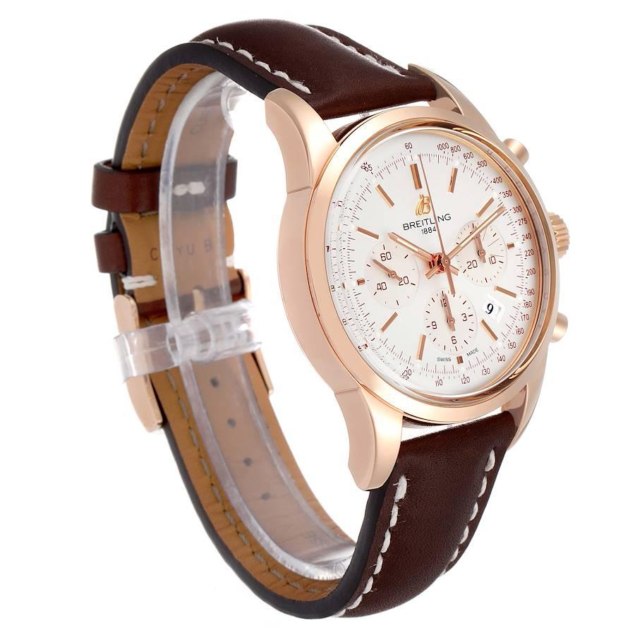 Breitling Transocean 18k Rose Gold Herrenuhr RB0152 Ungetragen im Zustand „Hervorragend“ im Angebot in Atlanta, GA