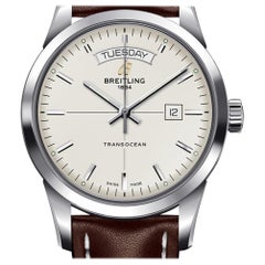 Breitling Transocean A45310, Case, Certified and Warranty