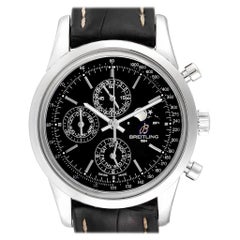 Used Breitling Transocean Chronograph 1461 Perpetual Moonphase Watch A19310