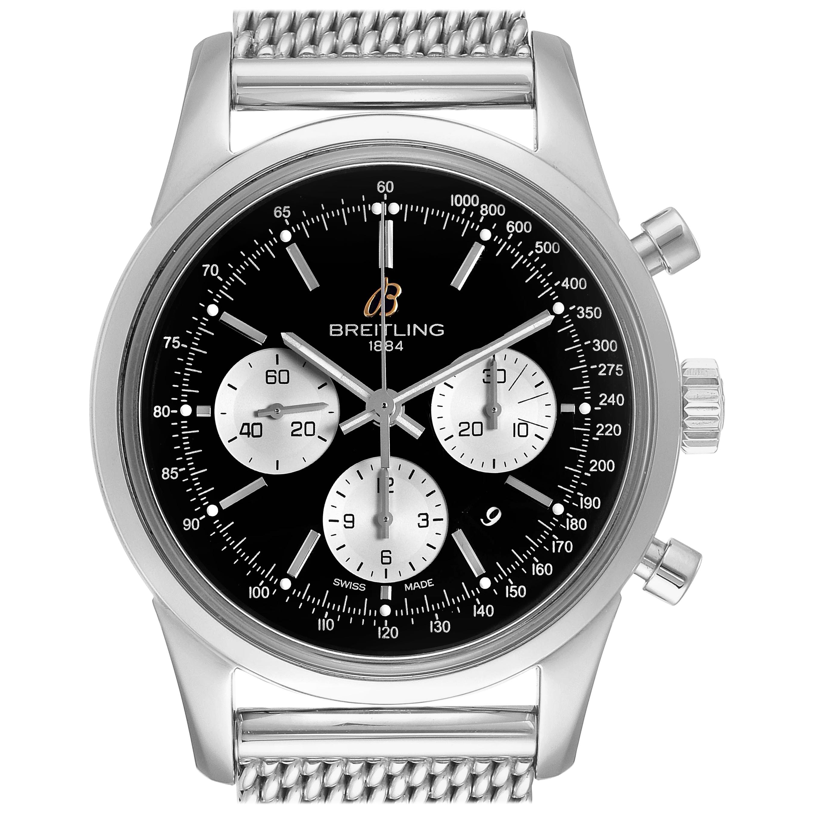 Breitling Transocean Chronograph LE Men��’s Watch AB0151 Box Papers