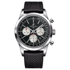 Breitling Transocean Chronograph Stainless Steel, Aero Classic Strap Tang Watch