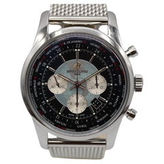 Breitling Transocean Chronograph Unitime AB0510U4/BB62 Weltzeit Box & Papiere