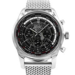Breitling Transocean Chronograph Unitime Black Dial Watch AB0510U4/BE84-152A