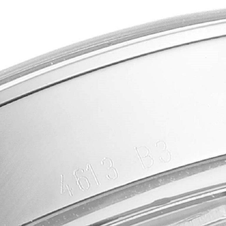 Breitling Transocean Silver Dial Mesh Bracelet Steel Men's Watch A45310 For Sale 3