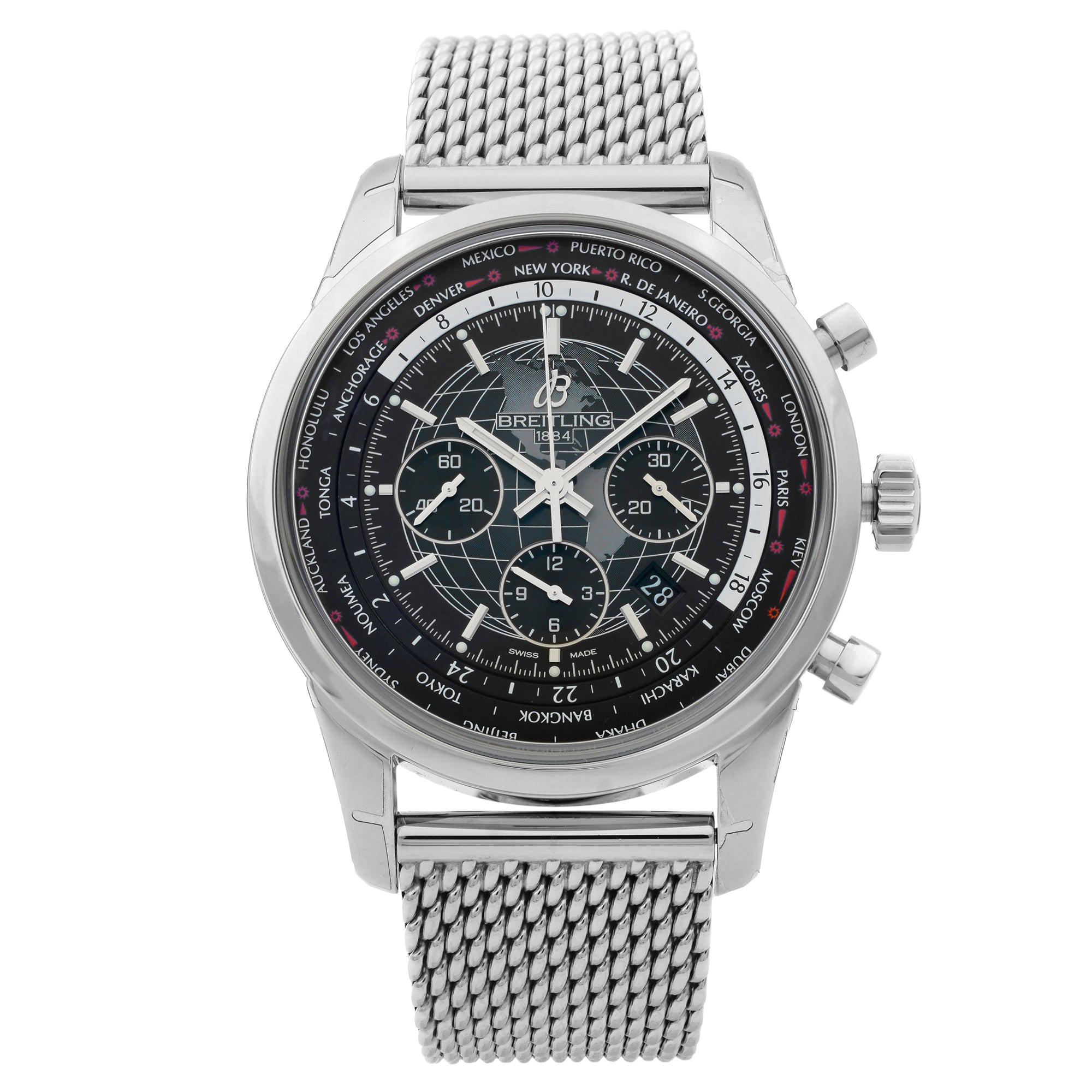 Breitling Transocean Unitime World Time Automatic Men’s Watch AB0510U4/BE84-152A