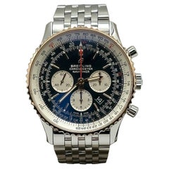 Breitling UB0127 Navitimer01 Schwarzes Zifferblatt 18K Roségold Edelstahl Schachtel Papier 2020