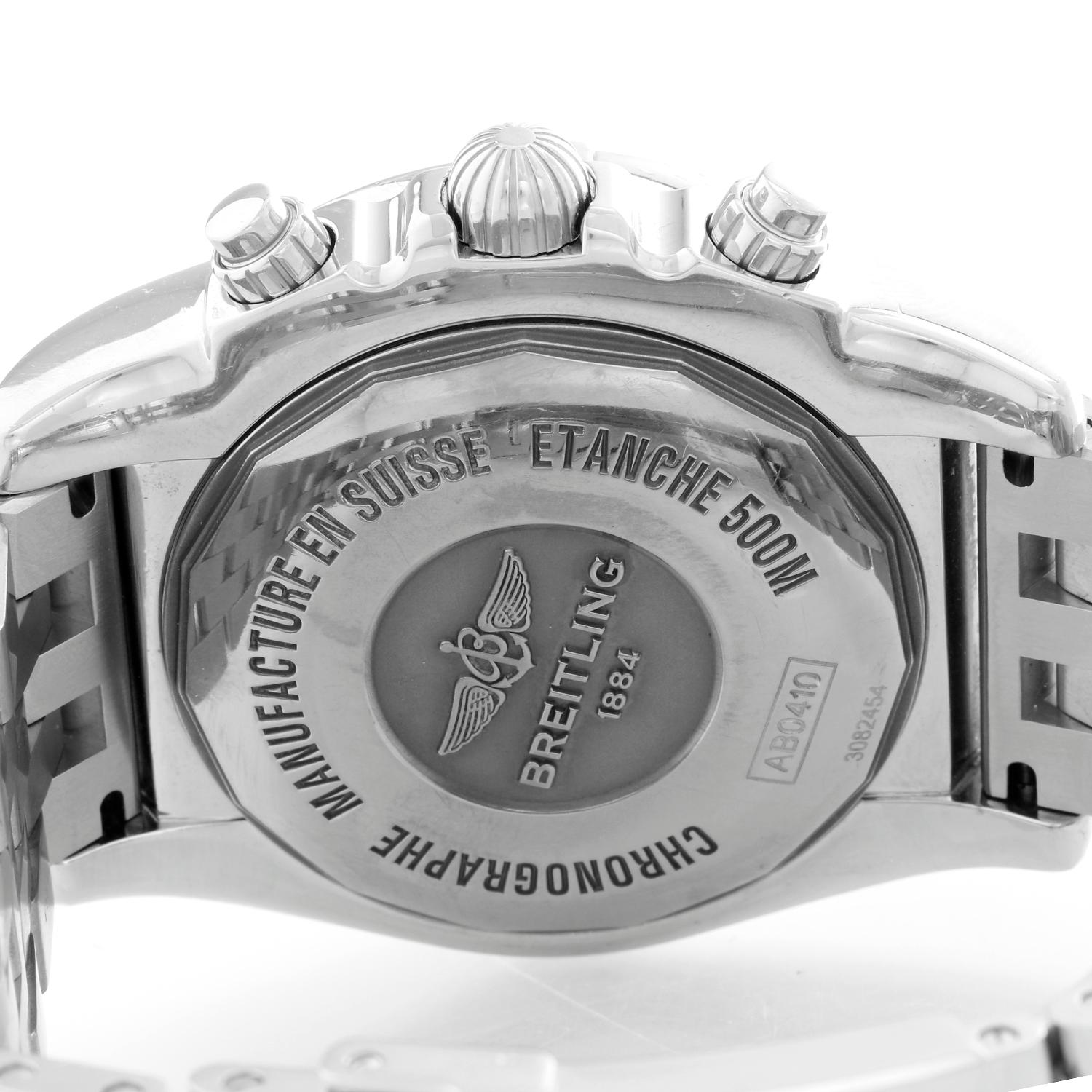 Breitling Windrider Chronomat GMT Men's Steel Watch AB0410 1
