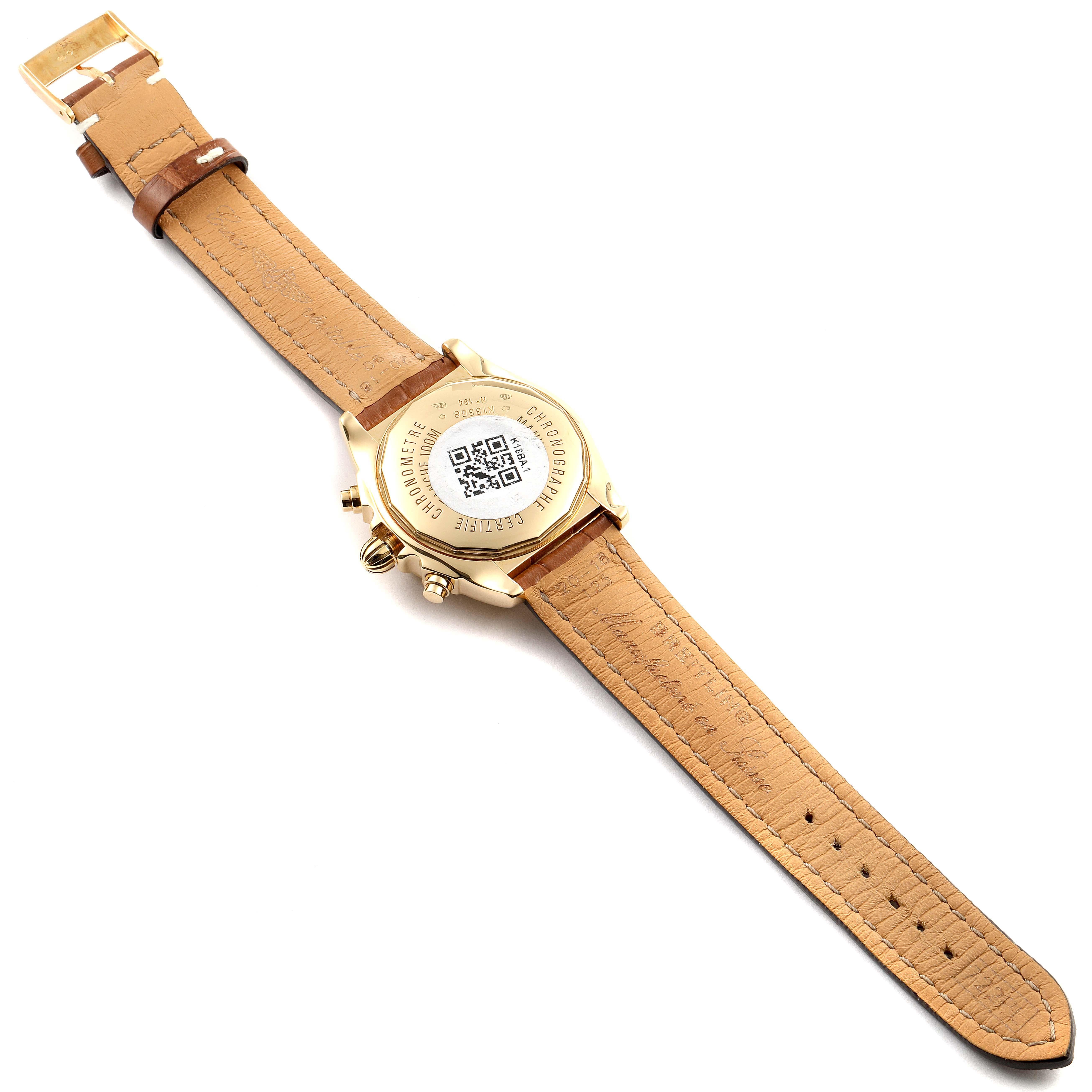 Breitling Windrider Cockpit Gelbgold MOP Zifferblatt Herrenuhr K13358 Box Papiere im Angebot 6